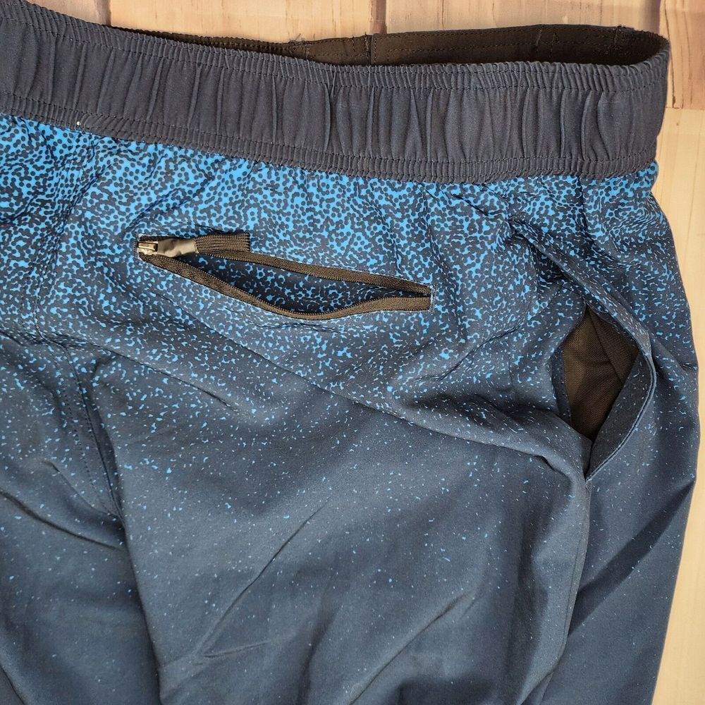 SPYDER Swim Men's M Blue Lined Drawstring Swim Trunks Board Shorts Blue Clean - Picture 3 of 8